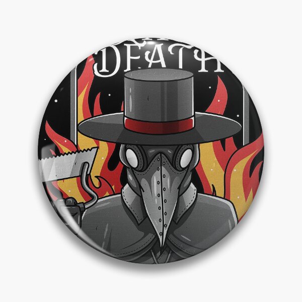 Item preview, Black Death - Don't Panic, I'm A Doctor designed and sold by SidAlexDesign.