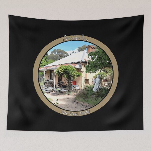 Item preview, Australian Landscape - Historic Cottage in Lees Lane Hill End, NSW Australia designed and sold by Michael van der Hoorn.