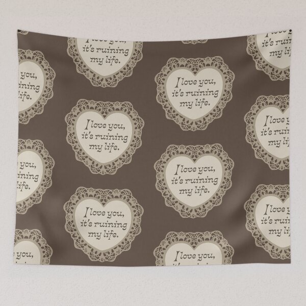 Item preview, 'It's Ruining My Life!' Valentine designed and sold by justswemothings.