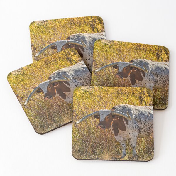 Item preview, Longhorn amongst autumn foliage  designed and sold by AlsknMommaBear2.