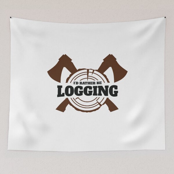 Item preview, I'd Rather Be Logging designed and sold by jaygo.