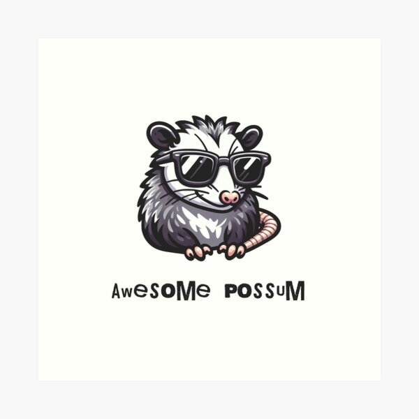 Item preview, Awesome Possum designed and sold by KattyKatharine.