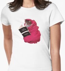 Kommunistische Katze Tailliertes T-Shirt