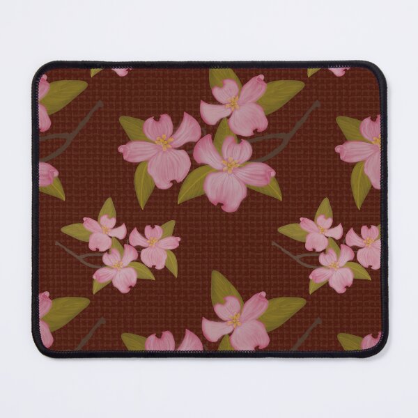 Item preview, Pink Dogwood©, Chocolate Brown designed and sold by Sole-e-Vento-Studio.