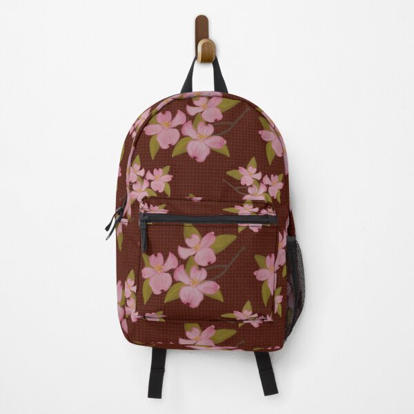 Item preview, Pink Dogwood©, Chocolate Brown designed and sold by Sole-e-Vento-Studio.