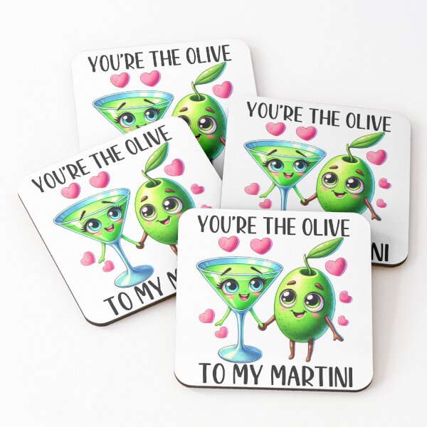 Item preview, You are the Olive to my Martini designed and sold by AnlizArtShop.