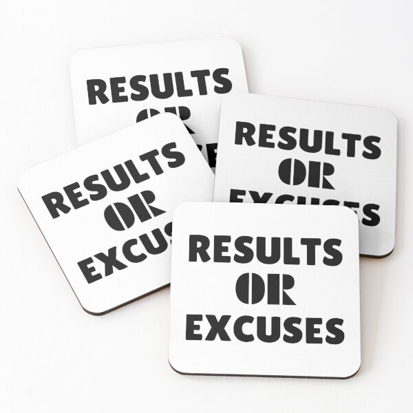 Item preview, Results or Excuses Motivational Workout Slogan designed and sold by Guess4best.