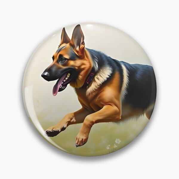 Item preview, German Shephard Pet Dog Oil Painting Style Alsatian designed and sold by kakarikihill.