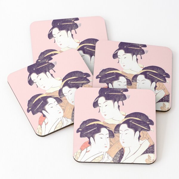 Item preview, UTAMARO 【Three Beauties of the Present】歌麿画「寛政三美人」 designed and sold by LOVEandPIECE-JP.