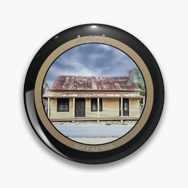 Item preview, Australian Landscape - Historic Cottage in Denison Street Hill End, NSW Australia designed and sold by Michael van der Hoorn.