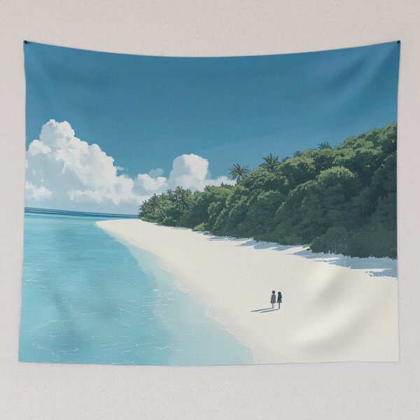 Item preview, Maldives landscape | Anime style designed and sold by ComicsFactory.