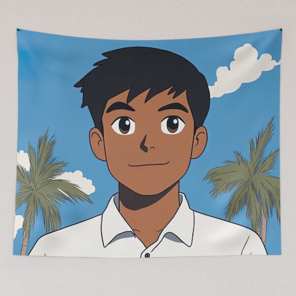 Item preview, Maldivian man | Anime style designed and sold by ComicsFactory.