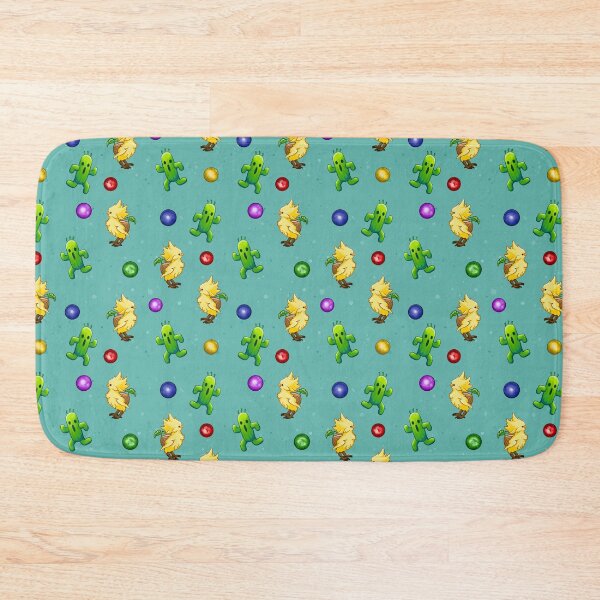Item preview, Final Fantasy 7 pattern Chocobos, Canctuars and Materia designed and sold by Acoustic9cetra.