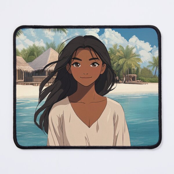 Item preview, Maldivian woman | Anime style designed and sold by ComicsFactory.