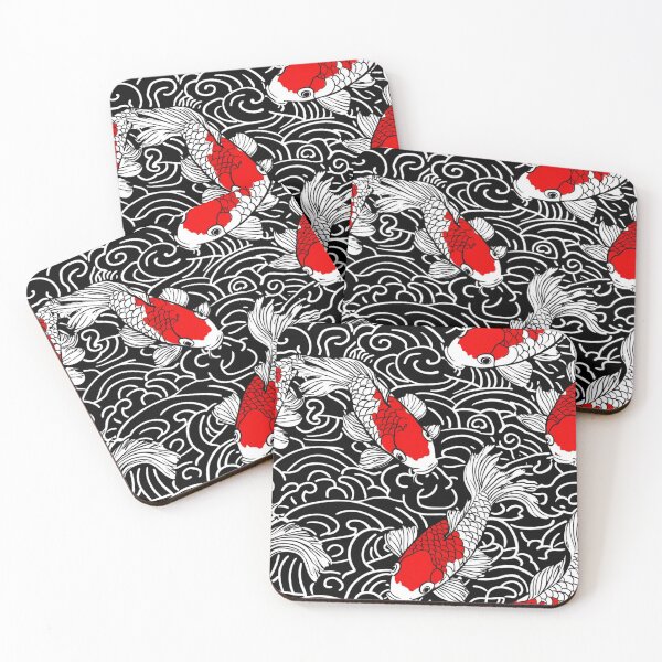 Item preview, Koi fish nishikigoi pattern Hiroshi Nagai designed and sold by Nightarcade.