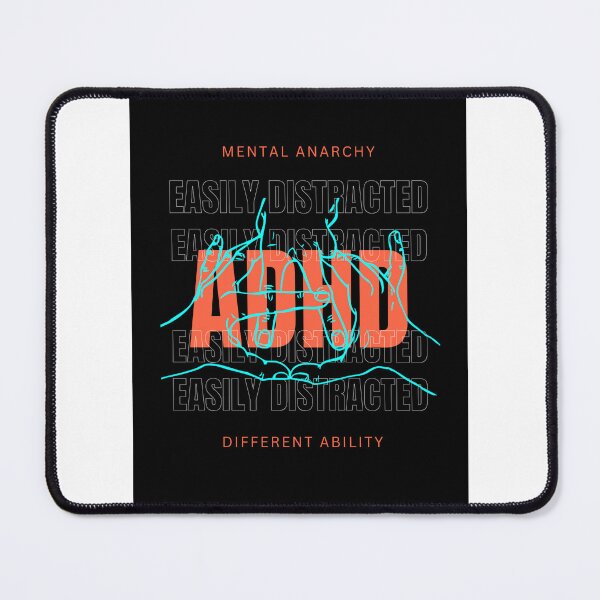 Item preview, Mental Anarchy – ADHD Easily Distracted Shirt – Different Ability Neurodivergent Tee designed and sold by ADHD Threadz.