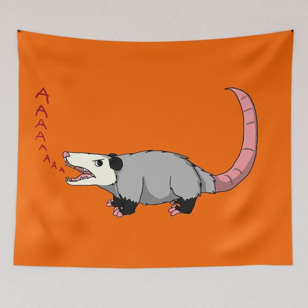 Item preview, Angry Possum Scream designed and sold by christywoowoo.
