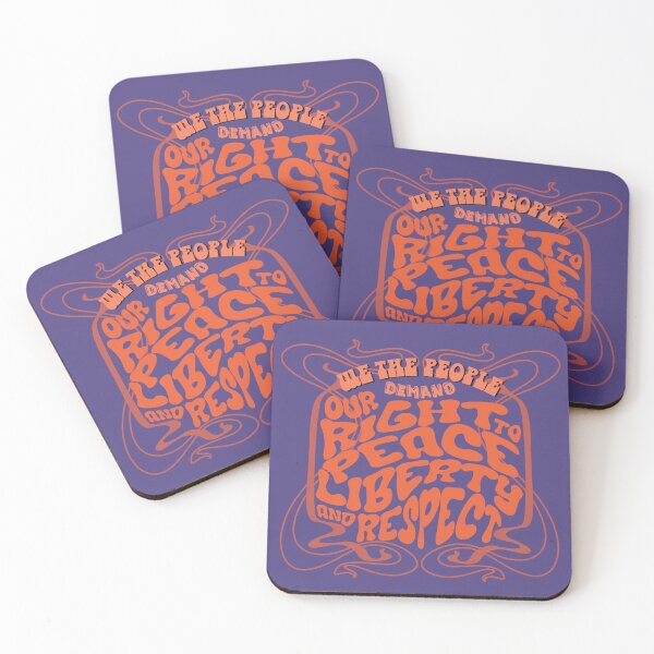 Item preview, We the People demand our right to peace, liberty and respect designed and sold by TalkingHerds.