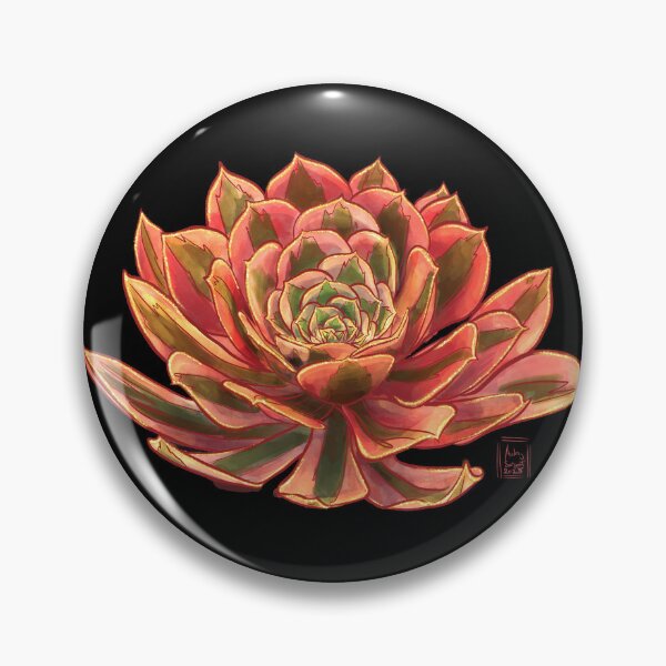 Item preview, Succulent Jewels: Aeonium Pink Witch designed and sold by StoutHeart Studio.
