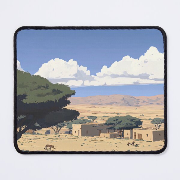 Item preview, Mali landscape | Anime style designed and sold by ComicsFactory.