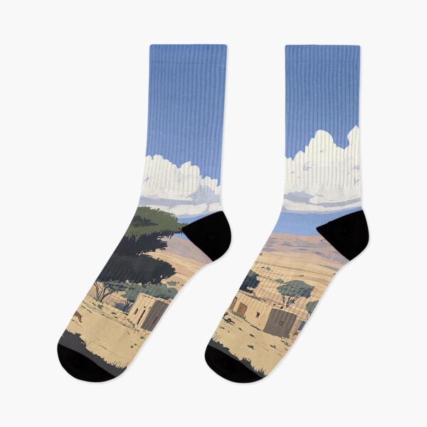Item preview, Mali landscape | Anime style designed and sold by ComicsFactory.