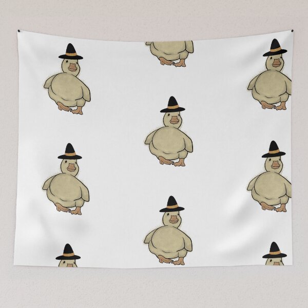 Item preview, fuzzy duckling in a witch hat!!! designed and sold by jhein-art.