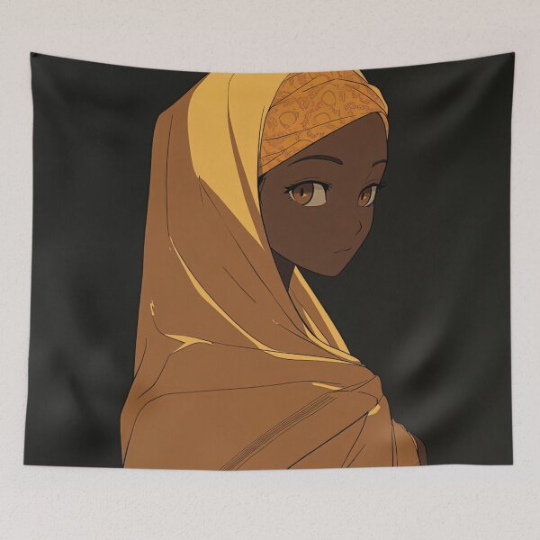 Item preview, Malian woman | Anime style designed and sold by ComicsFactory.