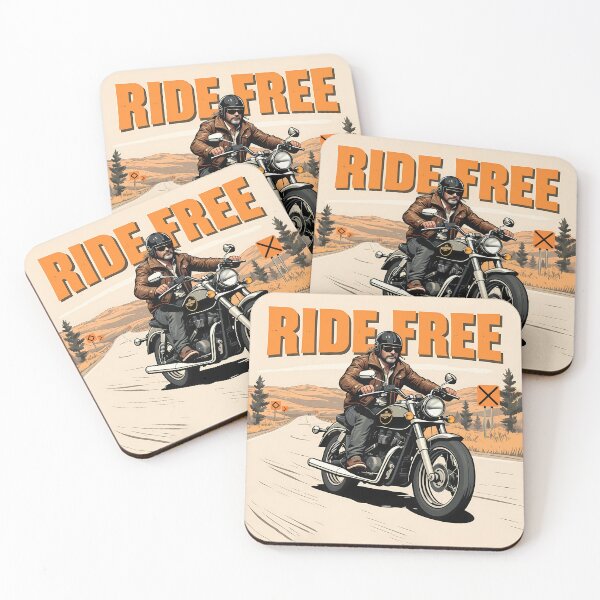 Item preview, Retro Motorcycle Rider: A Journey Through Freedom and Adventure designed and sold by zoughlal.