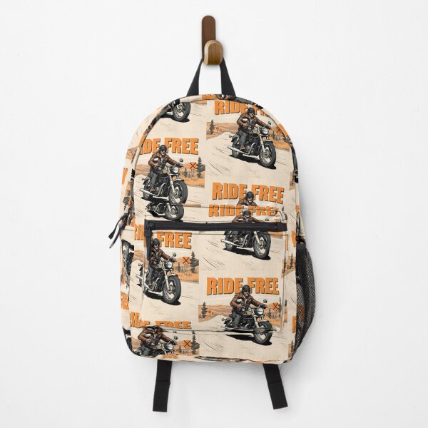 Item preview, Retro Motorcycle Rider: A Journey Through Freedom and Adventure designed and sold by zoughlal.