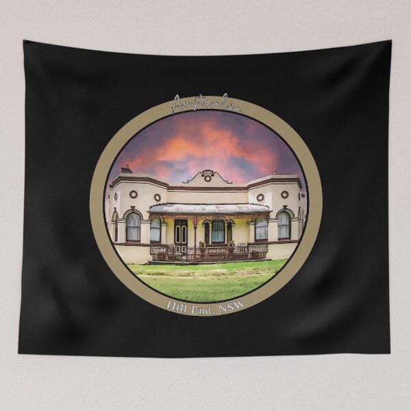 Item preview, Australian Landscape - Historic Athol building in Hill End, NSW Australia designed and sold by Michael van der Hoorn.