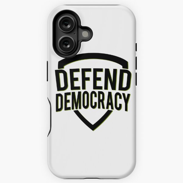 Artikel-Vorschau von Verteidige das Demokratieschild, mutiges minimalistisches Design, designt und verkauft von defytee.