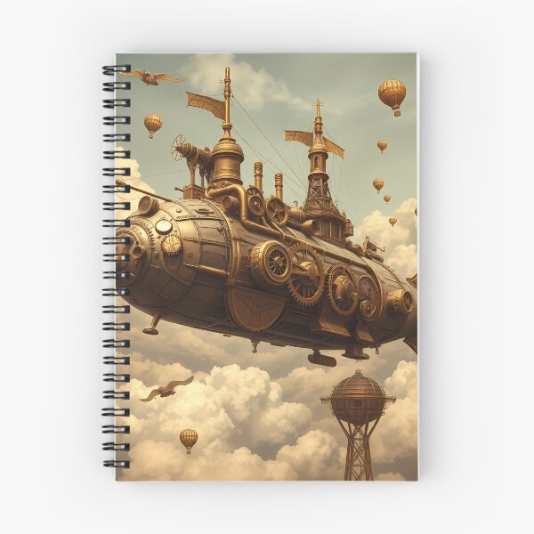 Item preview, Steampunk Airship Adventure: A Journey Through the Victorian Skies designed and sold by zoughlal.