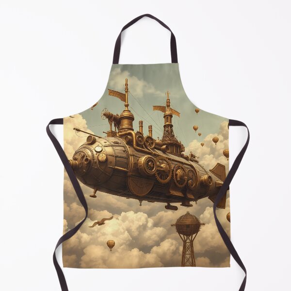 Item preview, Steampunk Airship Adventure: A Journey Through the Victorian Skies designed and sold by zoughlal.
