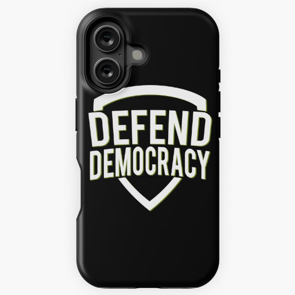 Artikel-Vorschau von Verteidige das Demokratieschild, mutiges minimalistisches Design, designt und verkauft von defytee.