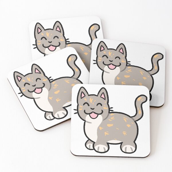 Item preview, Silly Dilute Lilac Tortoiseshell and White Cat designed and sold by ZorriSparkles.