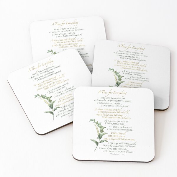Item preview, A time for everything - Ecclesiastes 3: 1-8 designed and sold by MagaliC.