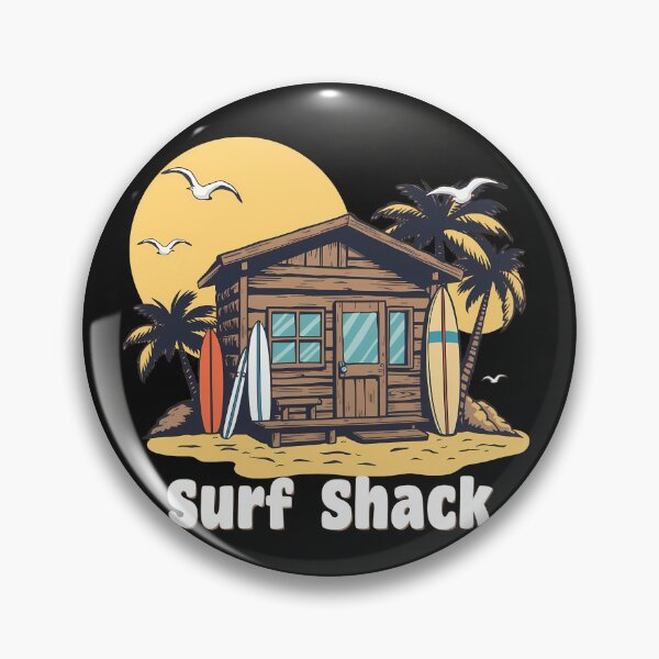 Artikelvorschau, Retro Surf Shack: Eine nostalgische Hommage an die Strandkultur entworfen und verkauft von zoughlal.