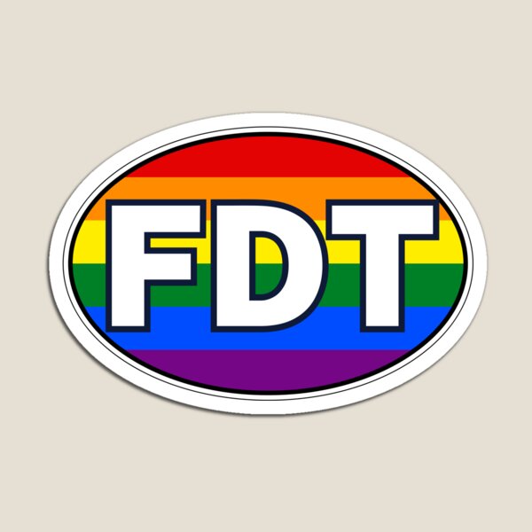 Item preview, FDT (Rainbow) designed and sold by BNStickers.