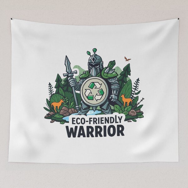 Item preview, Eco-Friendly Warrior: A Call to Protect Our Planet designed and sold by zoughlal.