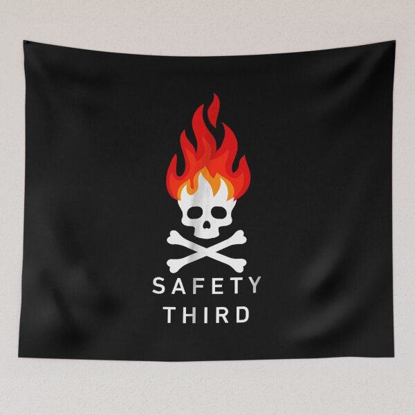 Item preview, Funny funny safety Third designed and sold by AddlPoolart.