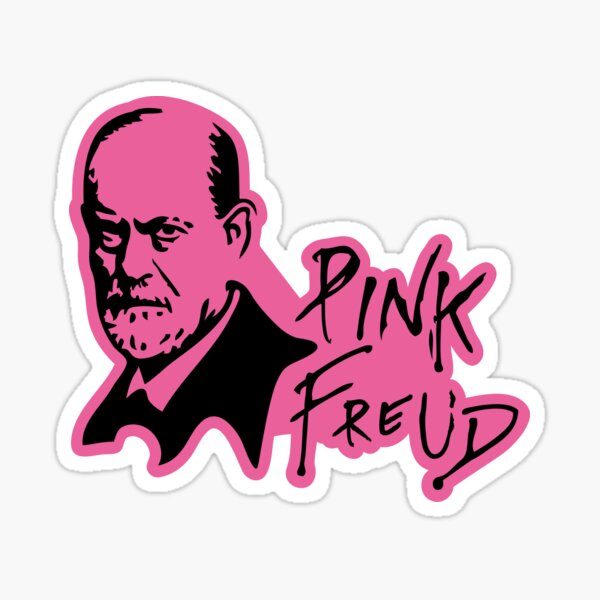 PINK FREUD PSYCHOANALYSIS Sticker