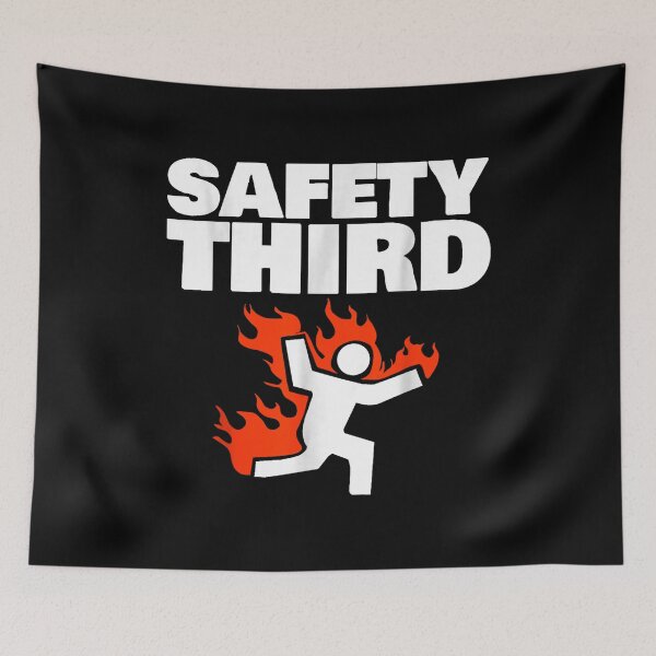 Item preview, Funny funny safety Third designed and sold by AddlPoolart.