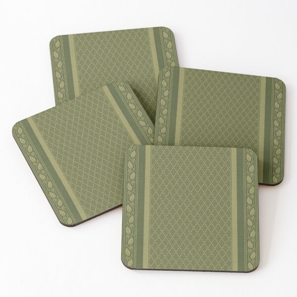 Item preview, Regency Jacquard Stripe - Olive green - Sophisticated Classic designed and sold by wild.geranium.design.