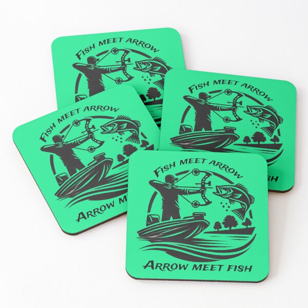 Item preview, Bow fishing logo style design designed and sold by JennyFinns.