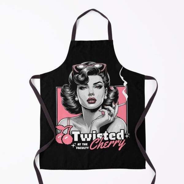 Item preview, TWISTED CHERRY - Smoking Lady Pink remix (White) designed and sold by Discothreadz.