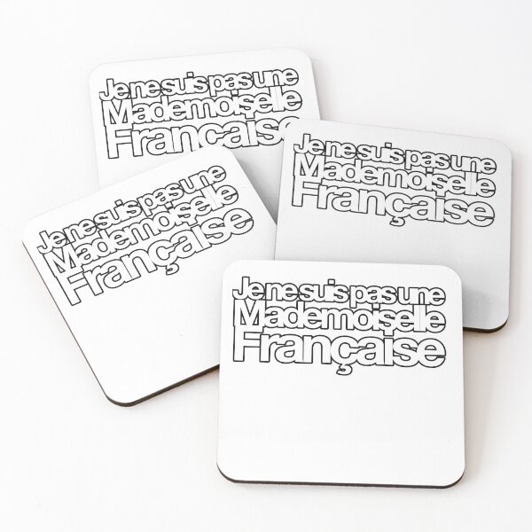 Item preview, French mademoiselle Je ne suis pas une designed and sold by GetContented.
