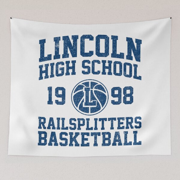 Item preview, Lincoln High Railsplitters Basketball (Variant) designed and sold by huckblade.