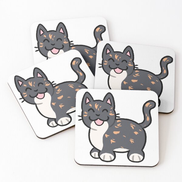 Item preview, Silly Dilute Tortoiseshell and White Cat designed and sold by ZorriSparkles.