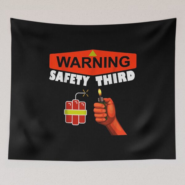 Item preview, Funny funny safety Third  designed and sold by AddlPoolart.
