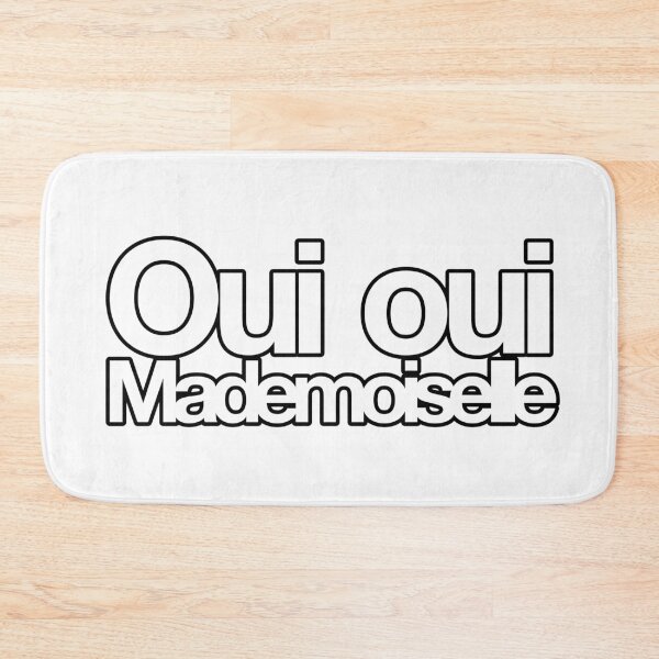 Item preview, French mademoiselle (yes yes miss) designed and sold by GetContented.